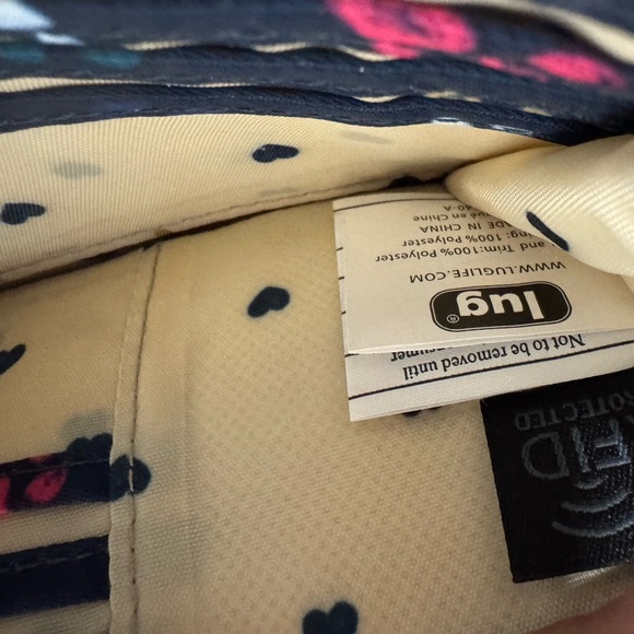 lug Navy Paw Print Wristlet with Multicolor Accents - Picture 5 of 11